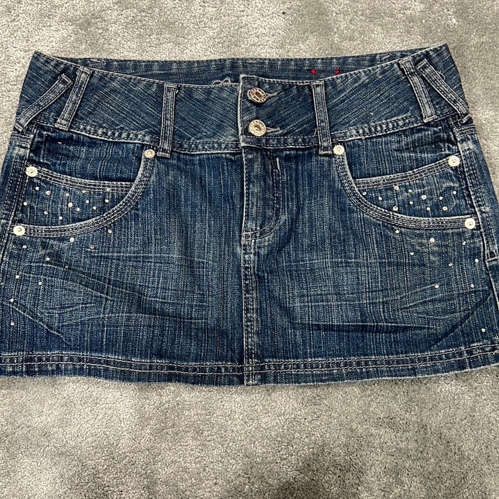 Guess jean mini skirt